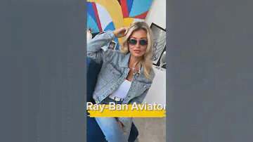 #RayBan Aviator ♾️ классика, которая никогда не выходит из моды🙌 #sunseason #очки #sunglasses