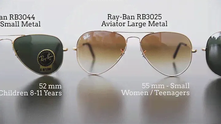 Ray-Ban Aviator Size Comparison - www.Lensa.ro