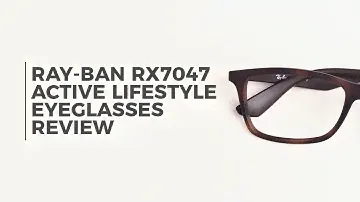 Ray Ban RX7047 Active Lifestyle 5573 Eyeglasses Review | SmartBuyGlasses
