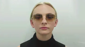 Woman model wearing Ray-Ban RB1971 914751 Sunglasses