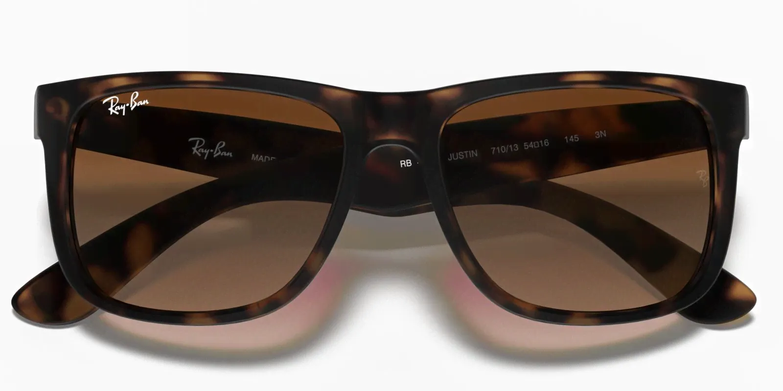 Мужские солнцезащитные очки Ray-Ban RB 4165 710/13, цвет: коричневый, цвет линзы: коричневый, квадратные, ацетат-0