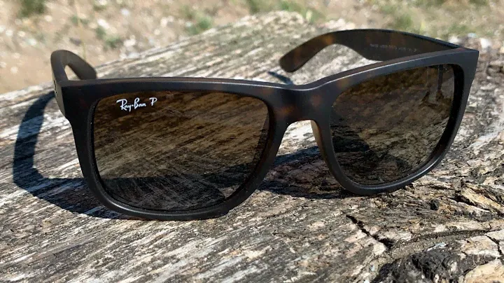 Ray-Ban Justin Matte Tortoise Поляризованные коричневые с градиентом: очень стильные и удобные солнцезащитные очки