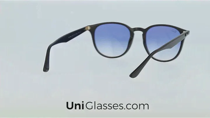 RAYBAN RB4259 60119 51 20 145 BLACK CLEAR GRADIENT LIGHT BLUE 1