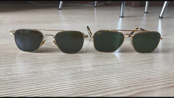 Ray-Ban Caravan vs American Optical Aviator