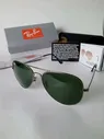 Винтаж: Очки солнцезащитные зеленые авиаторы капли Ray Ban Diamond