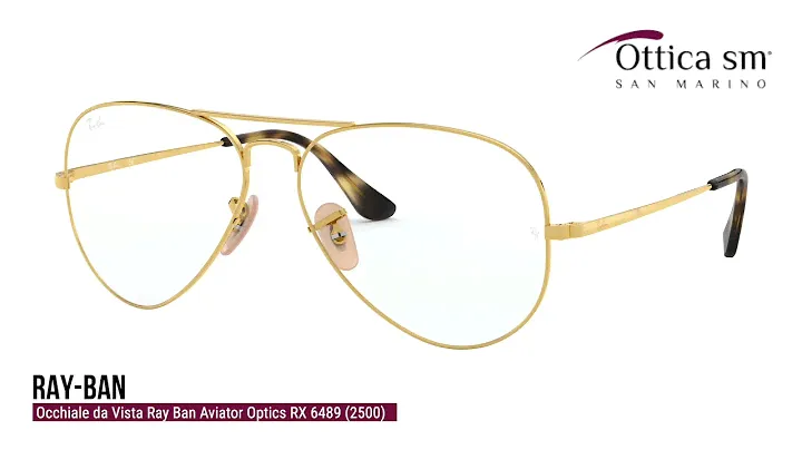 Ray Ban Aviator Optics RX 6489 2500