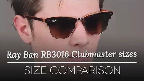Ray-Ban RB3016 Clubmaster Size Comparison | Sunglasses Review | SmartBuyGlasses