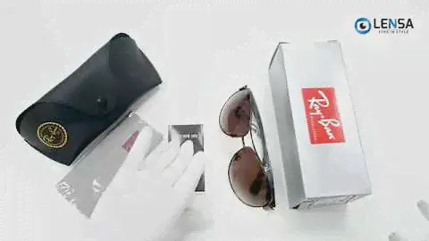 Unboxing ochelari de soare barbati Ray-Ban RB3386 004/13 – LENSA.RO