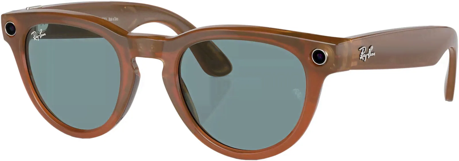 Солнцезащитные очки Ray-Ban Meta Headliner, сверхширокая камера 12 МП, открытые динамики, технология META AI, управление одним касанием и голосовыми к