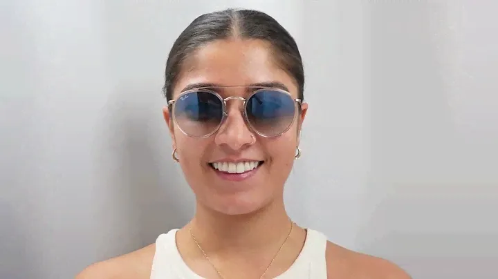 Ray-Ban Round Double Bridge RB3647N 90683F Sunglasses