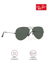 Солнцезащитные очки унисекс, авиаторы RAY-BAN с чехлом, линзы зеленые, RB3026-L2821/62-14