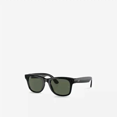 Солнцезащитные очки Ray Ban Meta RW4008 Wayfarer из ацетата Ray Ban, черный r04233302 | black Ray Ban (lpn24921503)-0