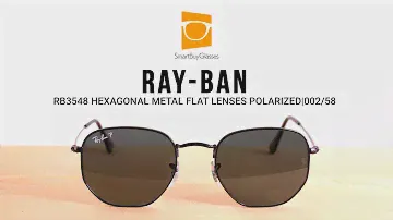 Краткий обзор поляризационных солнцезащитных очков Ray-Ban RB3548N с шестиугольными металлическими плоскими линзами