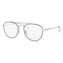 Оправа для очков Ray-Ban RX 6414 2983 D55, мужская, серебристая, производство- Италия