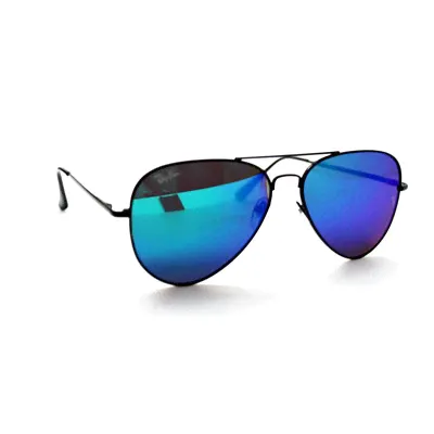 Реплика Ray-Ban 3026 черный сине-зеленый-0