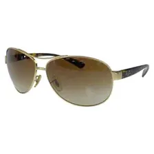 Authentic Ray-Ban RB3386 001/13 6713 3N sunglasses Brown Brown Gold metal