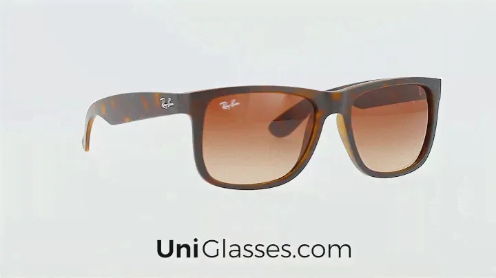 RAYBAN RB4165 71013 55 16 145 RUBBER LIGHT HAVANA BROWN GRADIENT DARK BROWN 1
